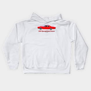 1969 Plymouth Road Runner Coupe Kids Hoodie